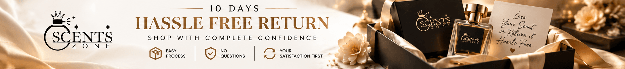 ScentsZone 10 Days Hassle Free Return
